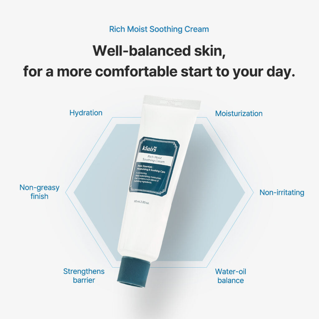 Dear Klairs Rich Moist Soothing Cream 20ml, 0.71oz