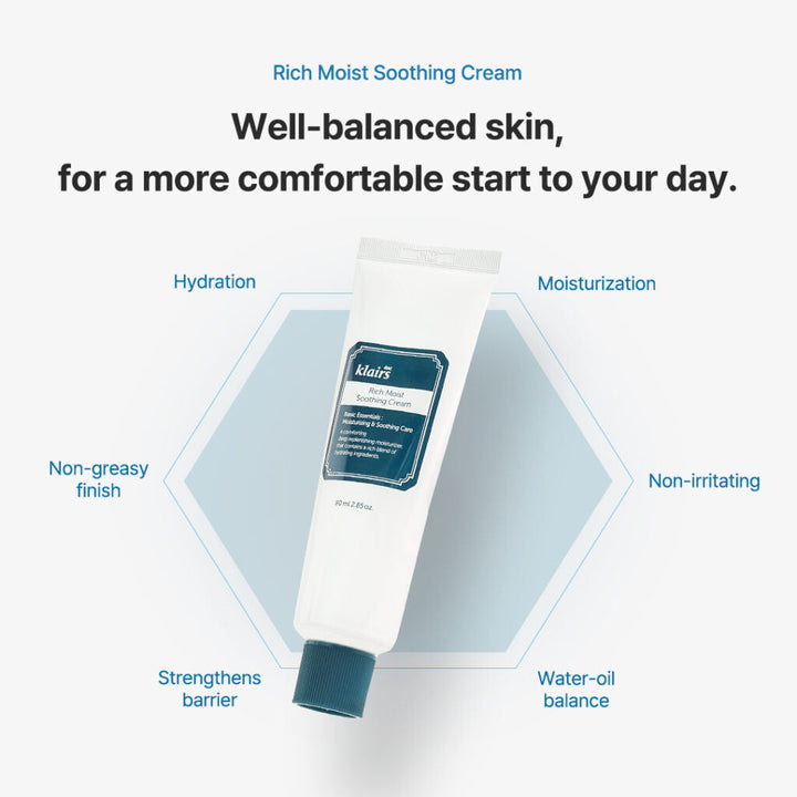 Dear Klairs Rich Moist Soothing Cream 20ml, 0.71oz