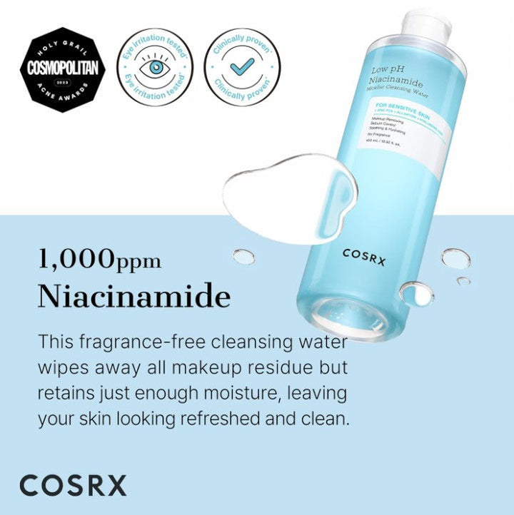 Low pH Niacinamide Micellar Cleansing Water 400ml / 13.52 fl. oz.