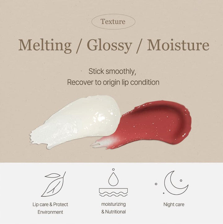Vegan Melting Lip Balm Dry rose 0.14 oz / 4.1g