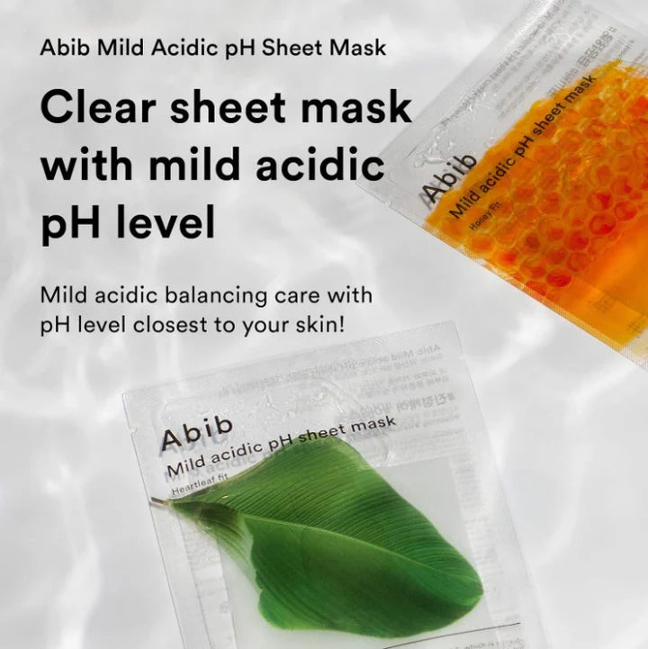 Abib Mild Acidic pH Sheet Mask Aqua Fit 10 Sheets