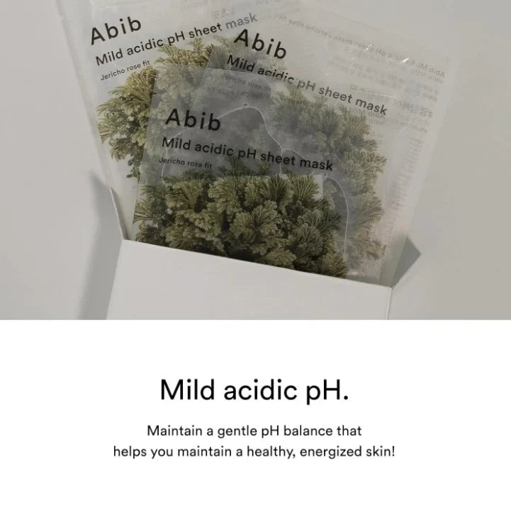 Abib Mild Acidic Ph Sheet Mask Jericho Rose Fit 10 Sheets