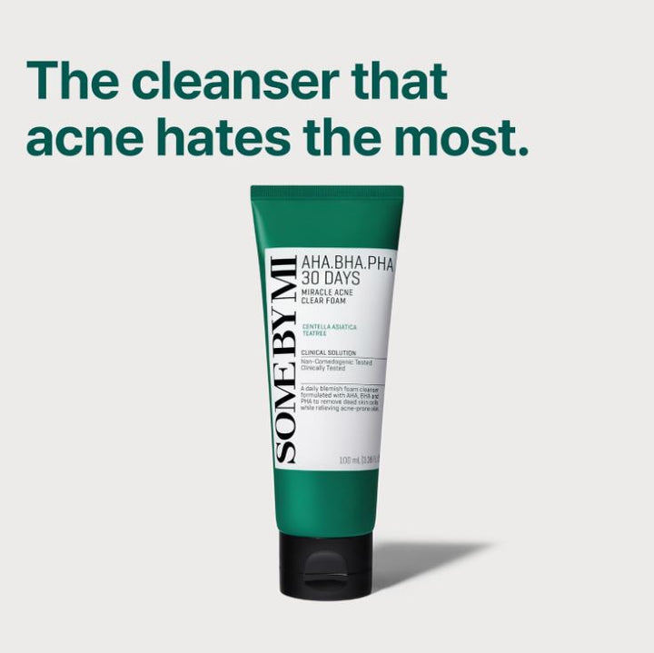 AHA BHA PHA 30 Days Miracle Acne Clear Foam 100ml / 3.38 oz