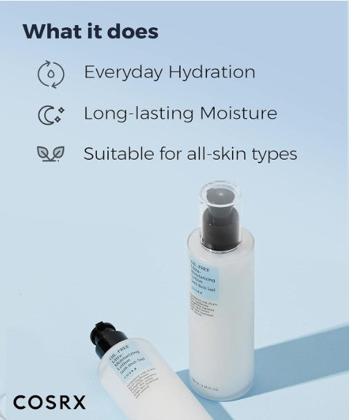 Oil Free Lotion with Birch Sap, Daily Acne Facial Moisturizer 3.38 fl. oz. / 100ml