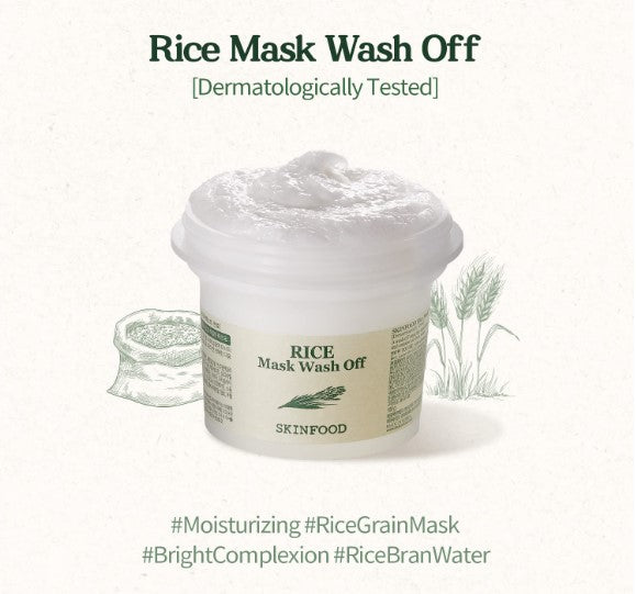 SKINFOOD Rice Mask Wash Off 120ml / 4.05 oz.