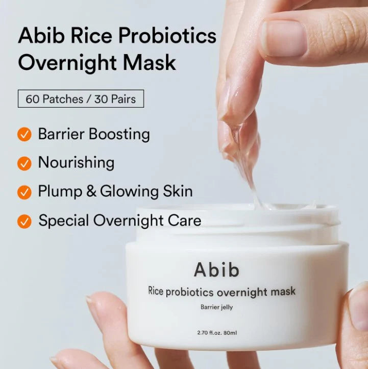 Abib Rice Probiotics Overnight Mask Barrier Jelly 2.7fl. oz.