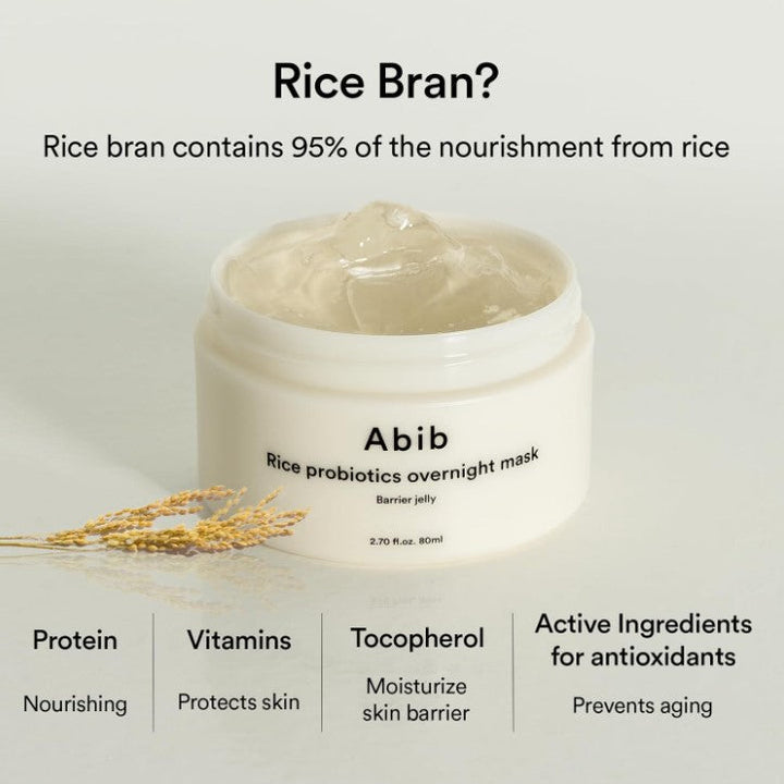 Rice Probiotics Overnight Mask Barrier Jelly 2.7fl. oz.
