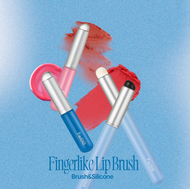 Fingerlike Silicone Lip Brush Slim Pink
