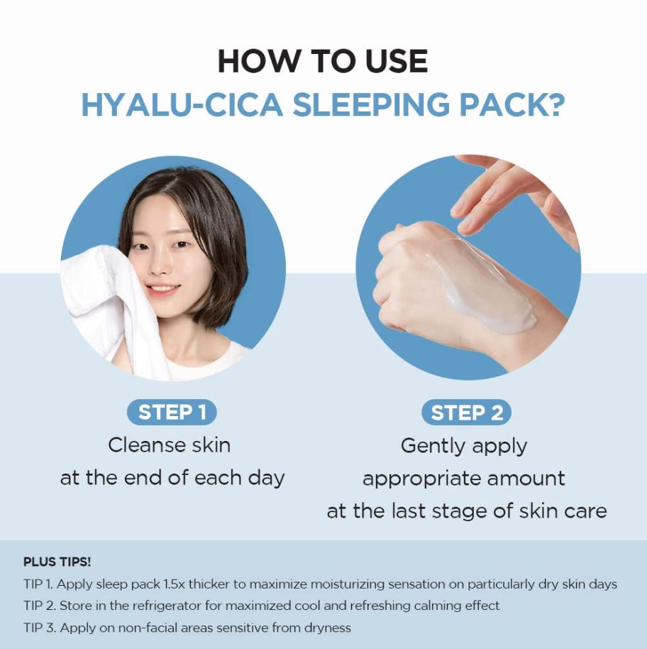 SKIN1004 Hyalu-CICA Sleeping Pack 3.38 fl.oz / 100ml