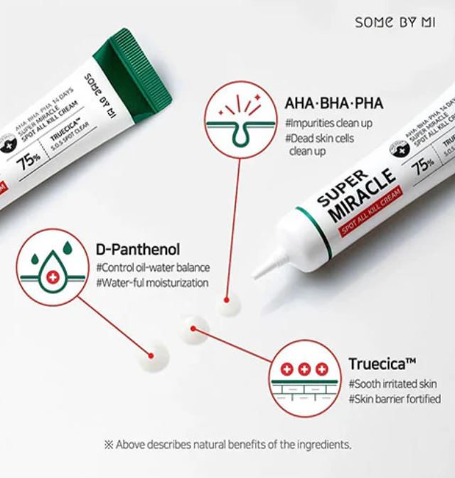 SOME BY MI AHA BHA PHA 14 Days Super Miracle Spot All Kill Cream, 30ml / 1.01 oz