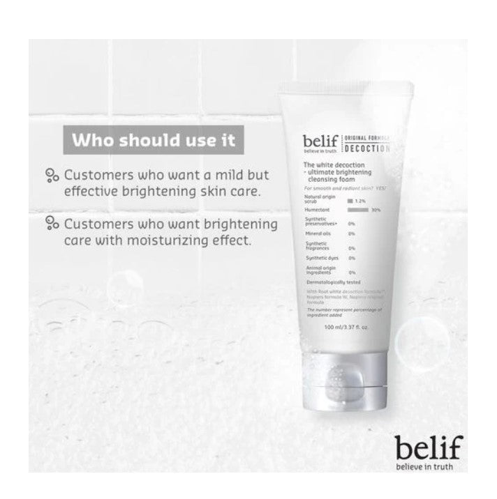 The White Decoction Ultimate Brightening Cleansing Foam 100ml / 3.37 fl. oz