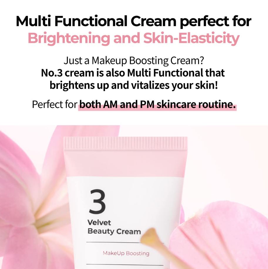 numbuzin No.3 Velvet Beauty Cream 60ml / 2.02 fl. oz.
