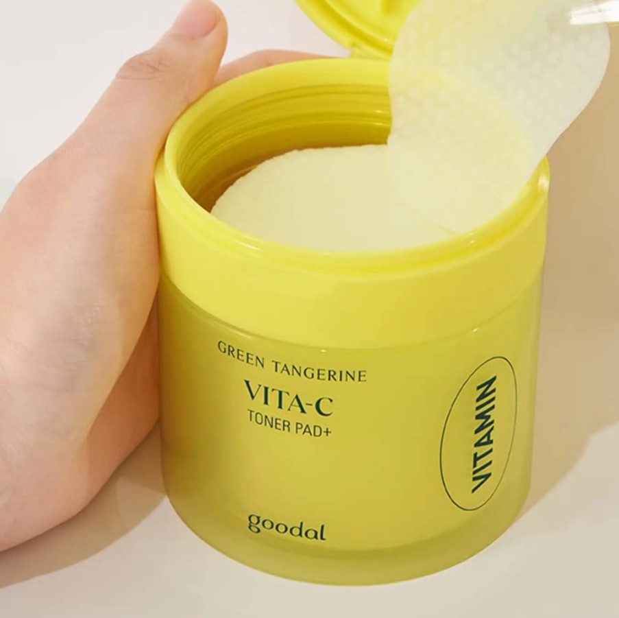 goodal Green Tangerine Vita C Toner 70 Pad