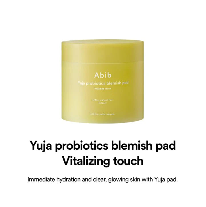 Abib Yuja Probiotics Blemish Pad Vitalizing Touch 60 Pads