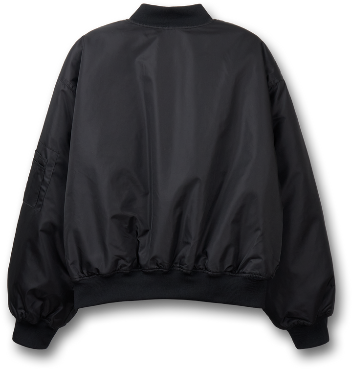 Padded MA-1 Overfit Jacket - Black